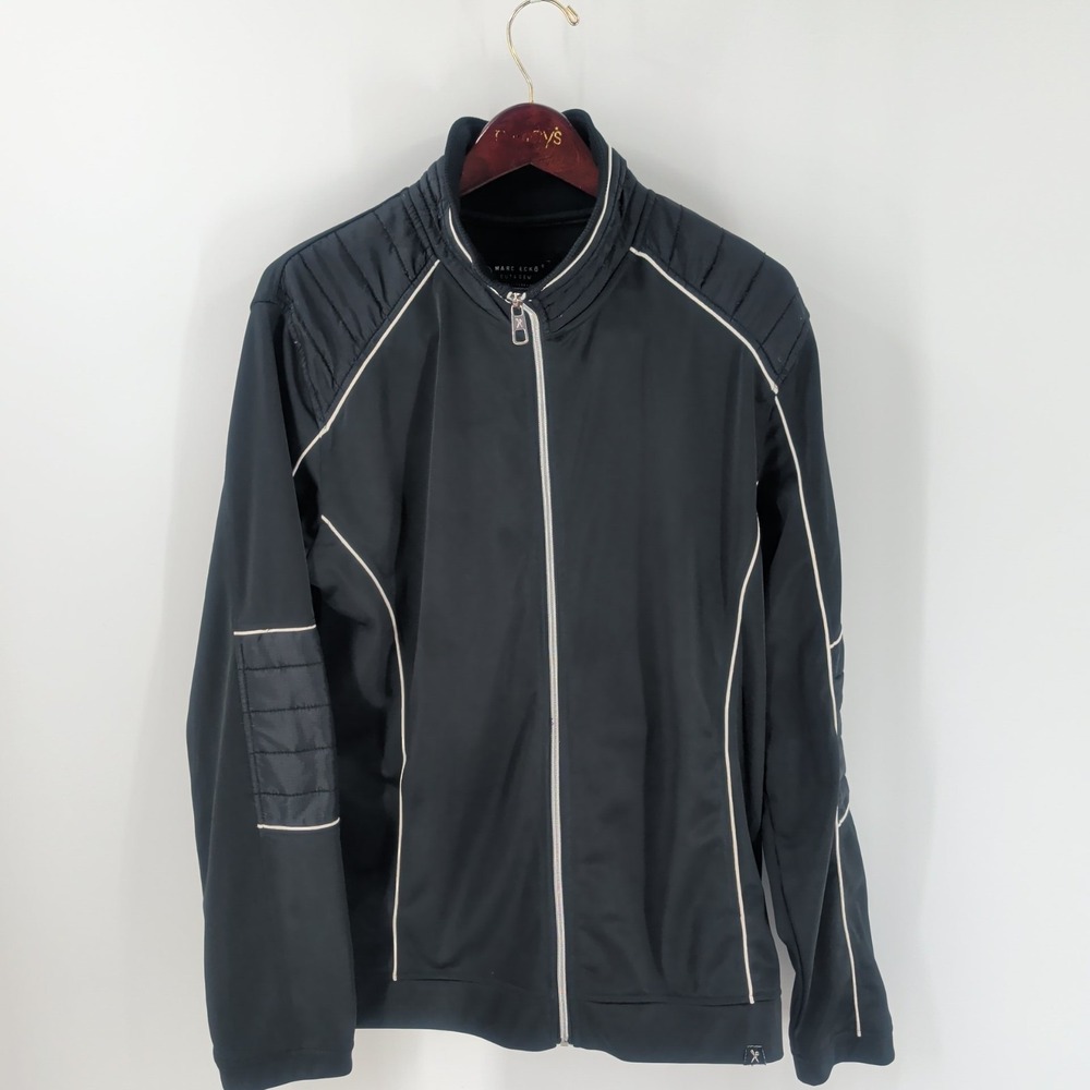 Marc Ecko Cut & Sew Deadly Threads 72 nd Full Zip Track Jacket Black Size L‎